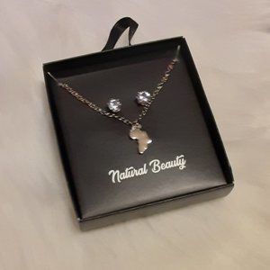 Africa necklace + earrings